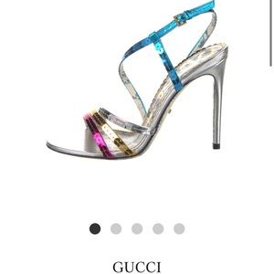 Gucci Sequin Embellishments Slingback Sandals size 36.5